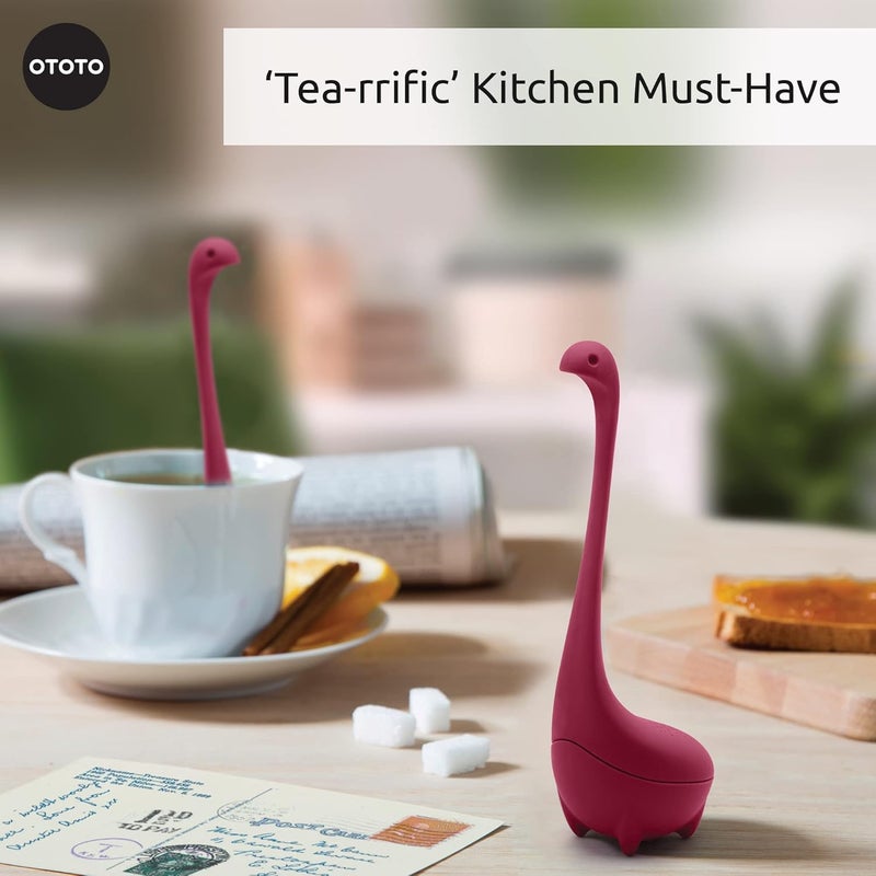 OTOTO Cute Tea Infuser by - Loose Leaf Tea Steeper, Tea Accessories, Tea Diffusers, Tea Infuser for Loose Leaf Tea, Tea Strainers, Cute Gifts, Tea Gift Set, Kitchen Gifts, Cooking Gadgets - Image 4