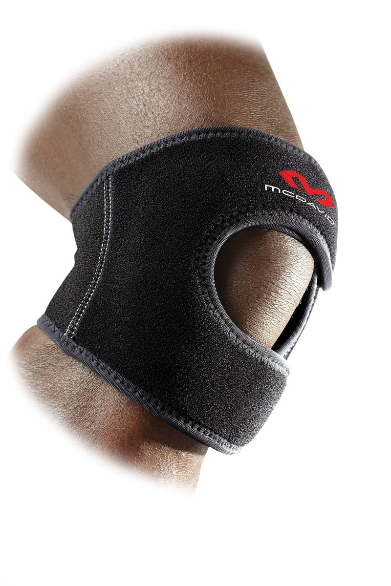 McDavid Knee Support Wrap, Knee Pain Relief from Jumpers Knee, Runners Knee, Patella Support, Tendon Support, Cartilage Meniscus Injuries, Adjustable for Men & Women, Sold as Single Unit (1) - Image 1