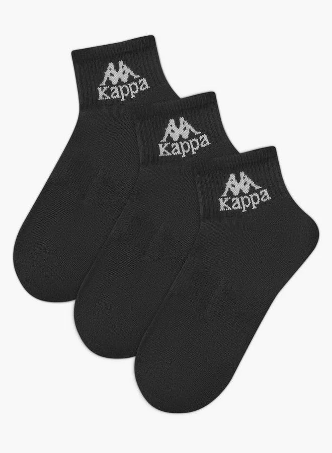 Kappa Men Socks Ankle Length - Set of 3