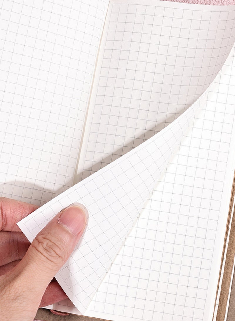 Gerenic Vintage Leather Travel Journal Notebook With 3 Formats Insert, Gift for Student Back To School - Image 4