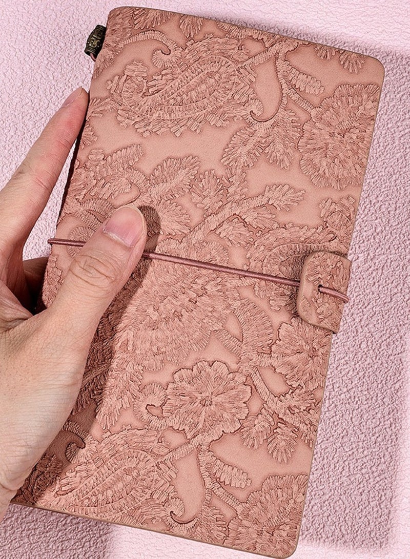 Gerenic Vintage Leather Travel Journal Notebook With 3 Formats Insert, Gift for Student Back To School - Image 1