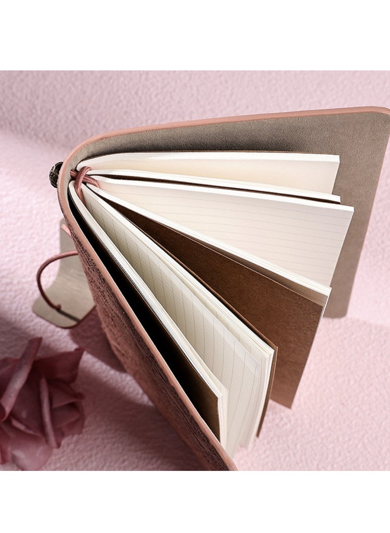 Gerenic Vintage Leather Travel Journal Notebook With 3 Formats Insert, Gift for Student Back To School - Image 3