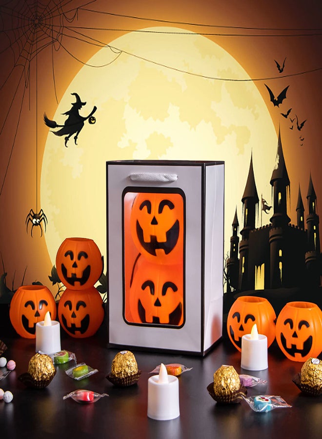 Transparent Gift Bags with Handle - 10 Pcs Clear Bouquet Bags for Weddings, Festivals, and Parties - 25*18*35cm Kraft Paper Gift Bags for Flowers and Exquisite Items - Image 4