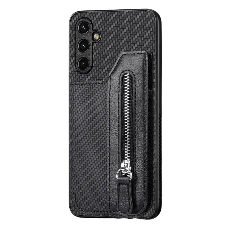 غطاء واقي | TPU | حامل بطاقات | حماية من السقوط | أسود | مقاوم للصدمات لـ samsunga22/a22s - Image 1