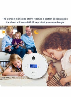 Y&D Carbon Monoxide Alarm, Digital Display CO Detector Security For Home Safety Battery Powered with LCD and Sound Warning for Home,School,Office  - Image 5