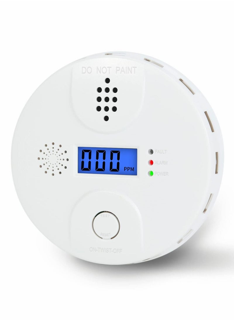Y&D - Carbon Monoxide Alarm, Digital Display CO Detector Security For Home Safety Battery Powered with LCD and Sound Warning for Home,School,Office - Image 1