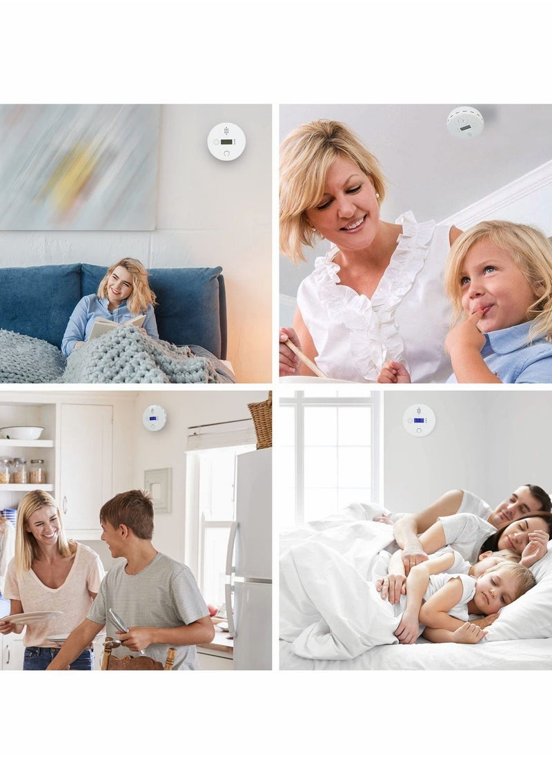 Y&D - Carbon Monoxide Alarm, Digital Display CO Detector Security For Home Safety Battery Powered with LCD and Sound Warning for Home,School,Office - Image 1