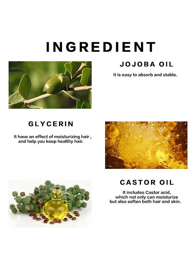 Luxfume Edge Control, Booster Extra Strength ,Moisture Thick Coarse Hair, Great For Relaxed And Natural Hair ,Strong Hold Styling Gel With Brush 80g (Apple) - Image 5