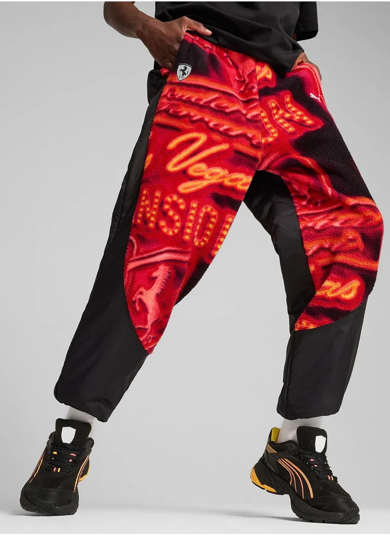 PUMA Ferrari Race Neon Energy Fleece Sweatpants