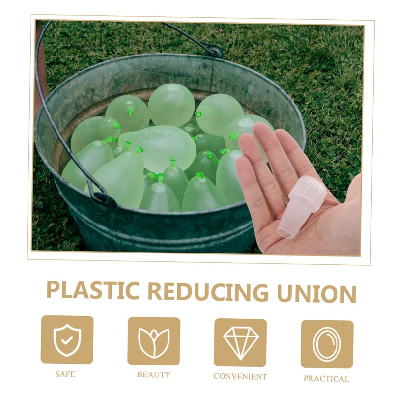 40 Pcs Water Balloon Launcher Leakproof Plastic Hose Barb Fitting Outdoor Water Toy - Image 4