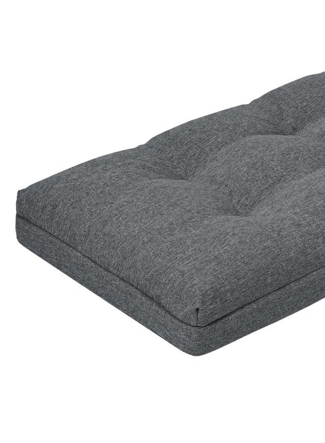 BAIBU 40 Inch Dual-Layer Patent Design Memory Foam Bench Cushion, Non-Slip Indoor Rectangle Bench Seat Cushion Standard Size Foam Pad with Machine Washable Cover (Dark Grey, 40x16x3in) - Image 1