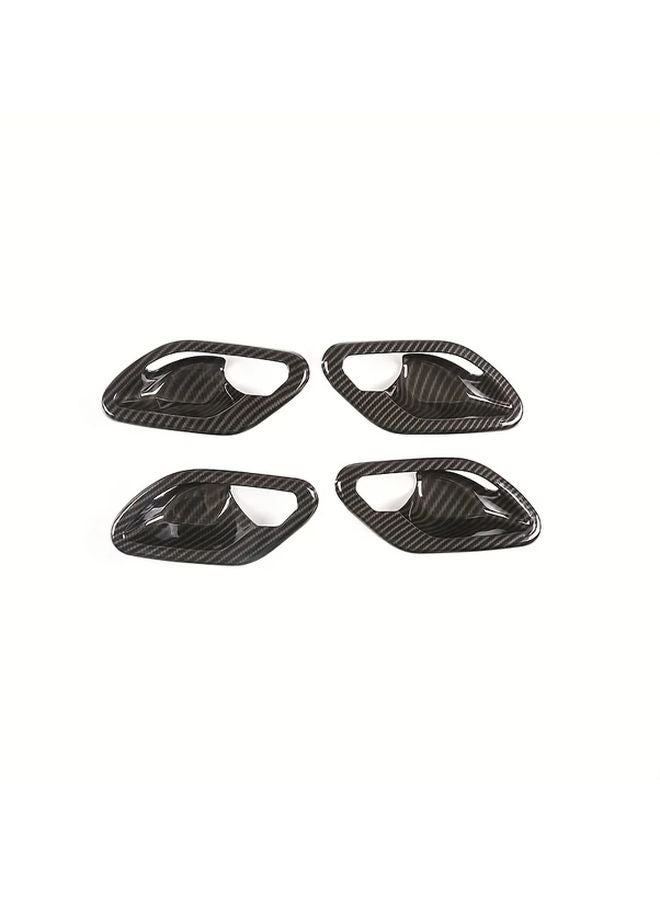 Carbon Fiber Pattern Interior Door Bowl ABS Car Modification Accessories For BMW E39 1996 2003 - Image 4