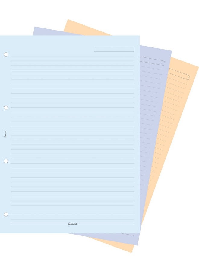 ورق FILOFAX مسطر قابل لإعادة التعبئة مقاس A4، رقم المرجع 293054 [30 ورقة]