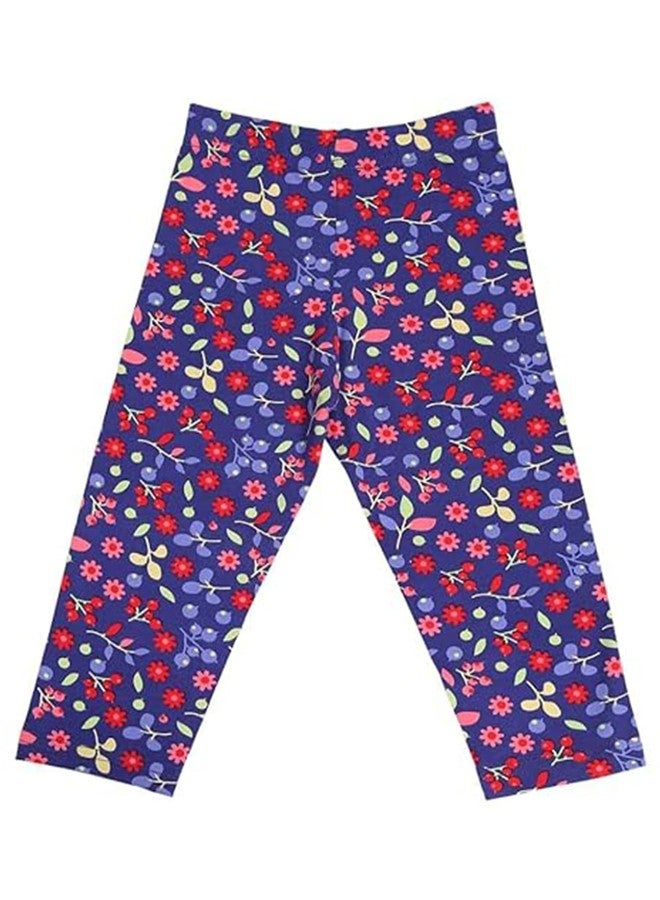 BODYCARE Girls Printed Capri - Blue (Print May Vary) - Image 2