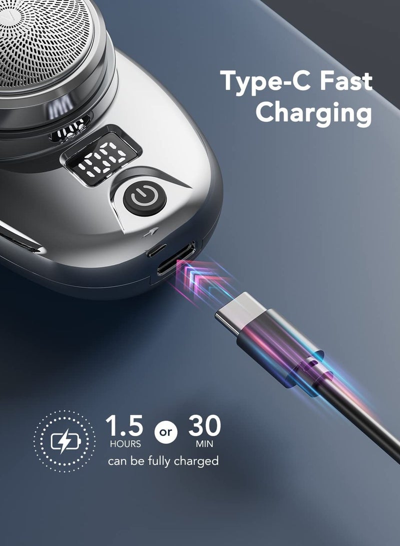 general Mini Electric Razor for Men, New Upgrade Electric Shaver, Pocket Size Portable USB Rechargeable Waterproof Shaver - Image 3