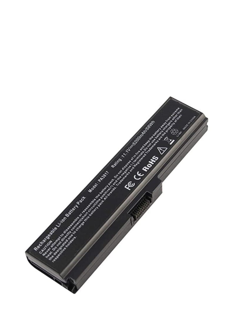 Terabyte Replacemet Notebook Battery For Toshiba Pa3817U-1Bas Pa3818U-1Brs Pa3819U-1Brs Black - Image 1