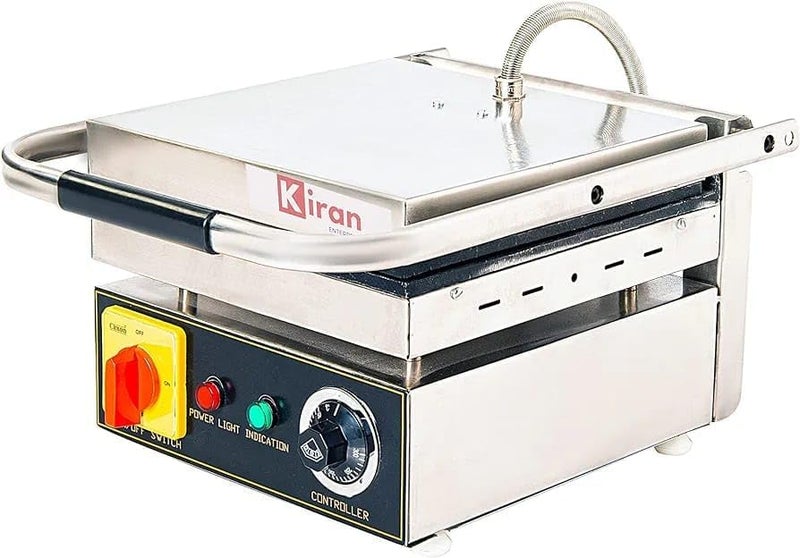KIRAN ENTERPRISE KIRAN ENTERPRISE Premium Range 3 Step 4 Slice Sandwich Griller For Hotels And Restaurants 2500 Watts White  - Image 2