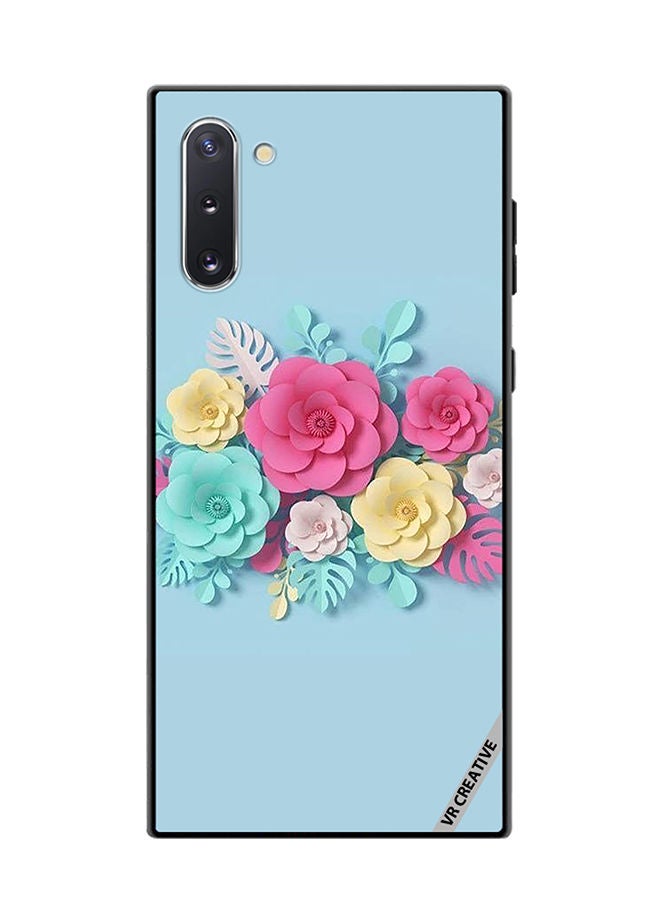 VR CREATIVE Protective Case Cover For Samsung Galaxy Note10 5G Flower Design Multicolour - Image 1