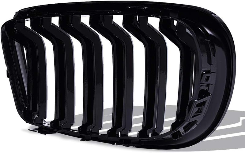 runmade Glossy Black Dual Slat Kidney Grille for BMW E90 2009-2011 - Image 4