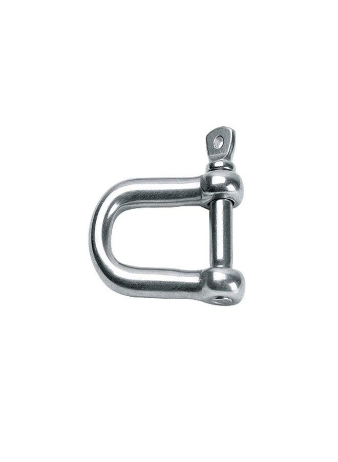 lasenersm 8 PCS M5 Stainless Steel D Shackle 3/16" (5mm) Forged D Shackle with Screw Pin for Paracord Jewelry Marine, Silver Color - Image 4