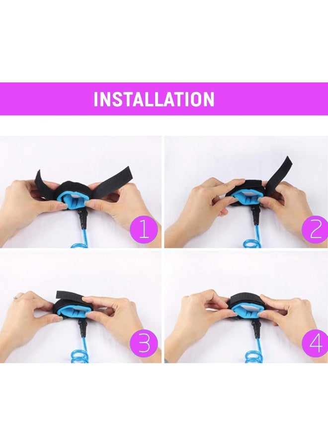 سيف-أو-كيد رابط المعصم Safe-O-Kid®، رابط أمان حزام قابل للتعديل للطفل - وردي - Image 3