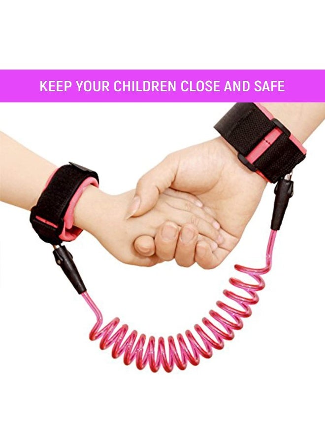 سيف-أو-كيد رابط المعصم Safe-O-Kid®، رابط أمان حزام قابل للتعديل للطفل - وردي - Image 5