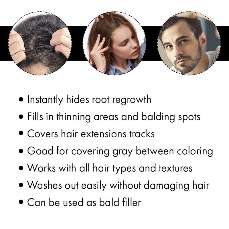 jerome russell Hair Color Thickener for Thinning Hair, Medium Brown, 3.5 Ounce - Image 4