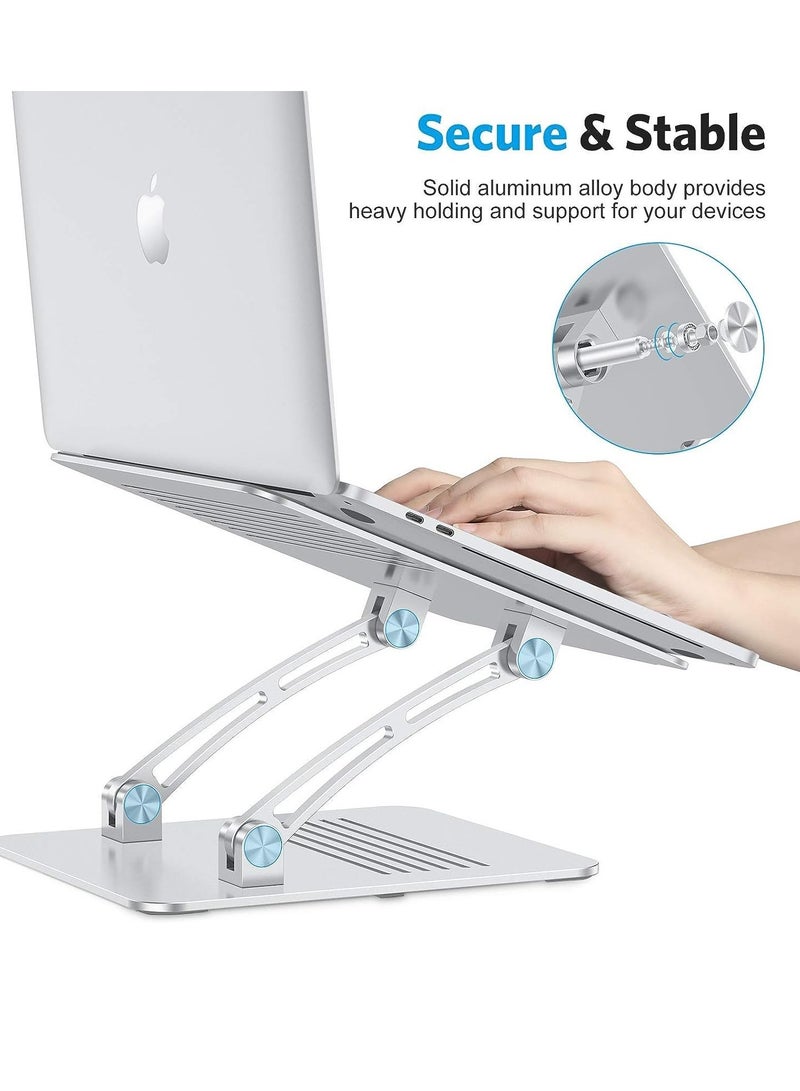 ELTRAZONE Notebook Stand For Laptop up to 17 inch, Compatible for MacBook Air, Pro, Dell, Samsung, Lenovo Adjustable with Heat Vent - Image 3