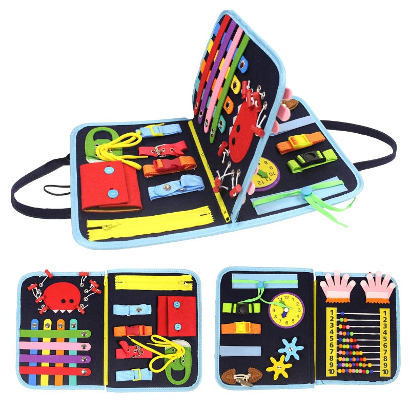 TUSAUW Fidget Blanket for Adults with Dementia Dementia Products for Elderly Alzheimers Activities for Seniors Fidget Blankets for Dementia Patients Gifts for Elderly and Children with Autism