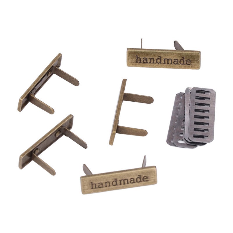 Metal Manual Label: Alloy Durable Soft Retro Style - Multipurpose Diy Clothing Tags for Sewing Crafts, Handmade Gifts, Clothing Accessories - Image 2