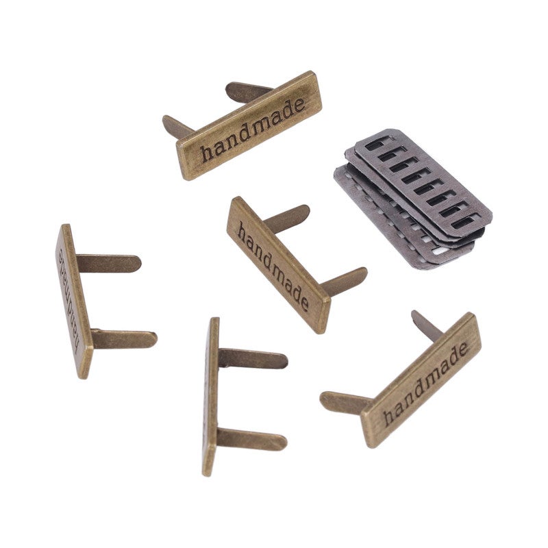 Metal Manual Label: Alloy Durable Soft Retro Style - Multipurpose Diy Clothing Tags for Sewing Crafts, Handmade Gifts, Clothing Accessories - Image 4