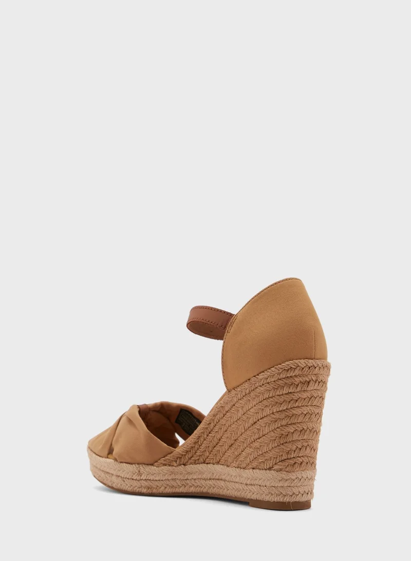 TOMMY HILFIGER Basic Open Toe High Wedge Pumps