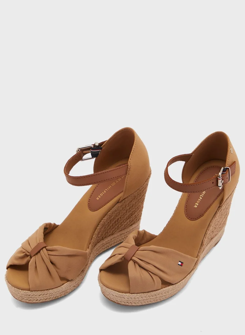 TOMMY HILFIGER Basic Open Toe High Wedge Pumps
