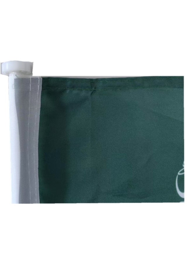 نافذة الرياح السعودية أعلام السيارة 30x45cm خيوط مزدوجة مع علم السيارة من PVC ، ألوان مقاومة للتلاشي الحيوية ، أحداث خارجية دائمة - Image 5