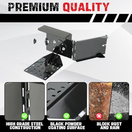 KUAFU Universal Saw Press Chainsaw Bracket for ATV UTV Trailers W/Tubular Hanger Racks Fixed Tool Carrier Mounting Holder Kit - Image 3