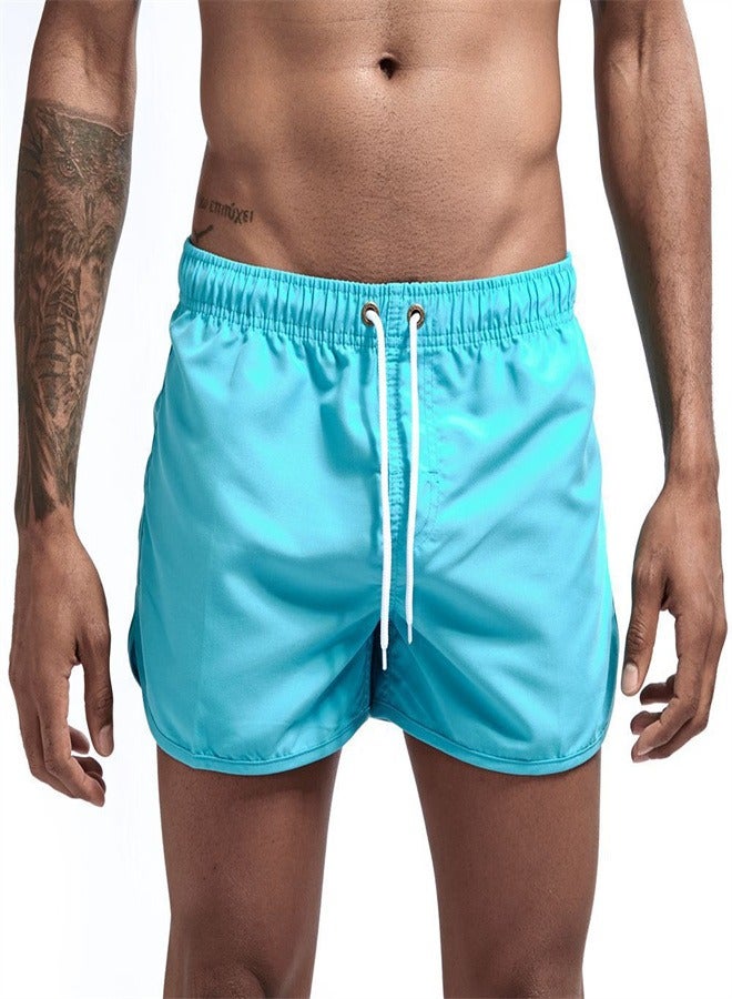 Loquat Beach Men's And Women's Quick Drying Sports And Fitness Summer Shorts Light blue,,  - Image 1