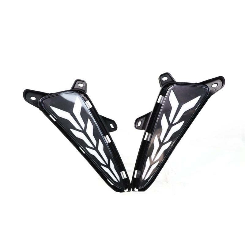 Hyorabyn Planetype Daytime Running Lights For Toyota CHR CHR 2018 2019 Fog Light Replacement LED Fog Lamps three colors model Turn Signal with Bezel - Image 2
