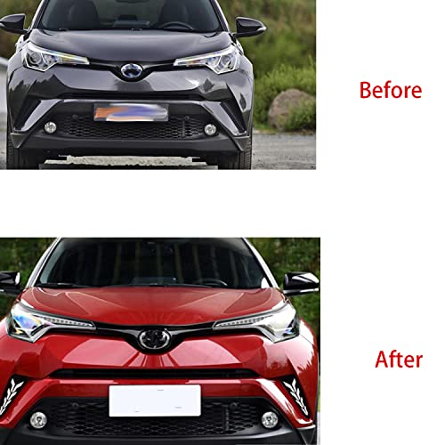 Hyorabyn Planetype Daytime Running Lights For Toyota CHR CHR 2018 2019 Fog Light Replacement LED Fog Lamps three colors model Turn Signal with Bezel - Image 3