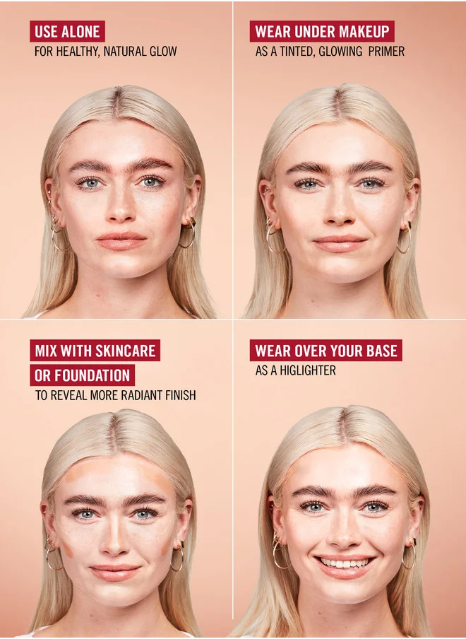 RIMMEL LONDON Multi-Tasker Better Than Filters Face Primer, Glow Booster and Highlighter - 005 - Medium, 30ml
