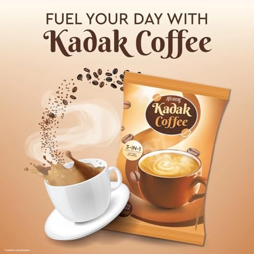 Atlantis 3 in 1 Instant Kadak Cardamom Tea and Coffee Premix Powder Combo (Contains Tea, Coffee, Milk and Sugar) 1 Kg each for Vending Machines/Manual Use - Image 4