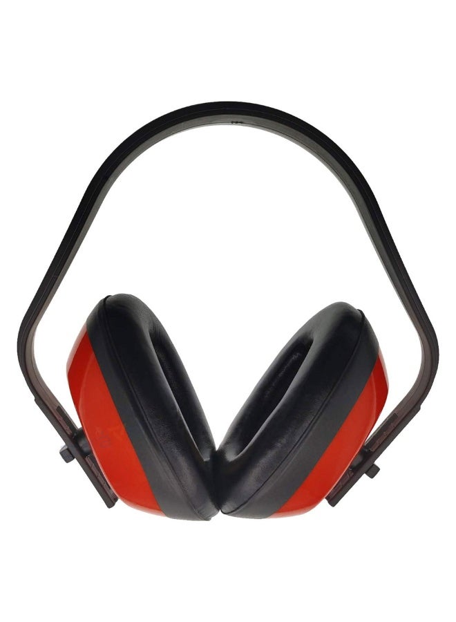 درافل وسادة ملحقات صناعية من إسفنج دورافيل لتقليل الضوضاء، وغطاء حماية للأذن باللونين الأسود والأحمر، وعصابة رأس قابلة للتعديل، وحماية سمع آمنة للعمل، - Image 3