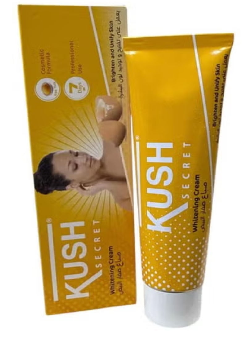 KUSH SECRET Whitening Cream With Egg Yolk Brighten And Unify Skin Tone 50 ml