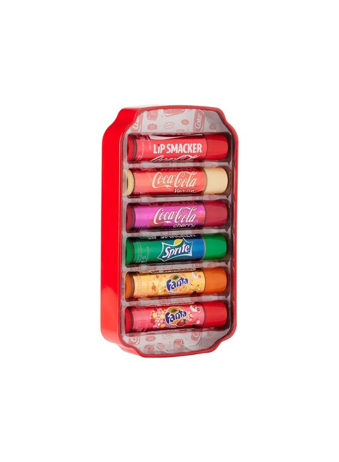 Lip Smacker عبوة متعددة من كوكا كولا - صندوق معدني 6 قطع جديدة - Image 2