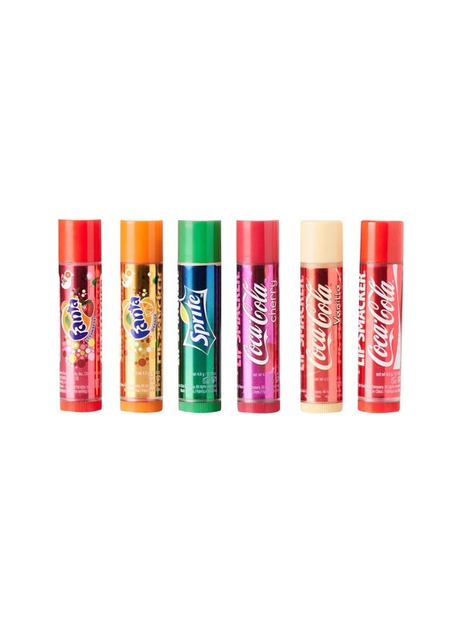 Lip Smacker عبوة متعددة من كوكا كولا - صندوق معدني 6 قطع جديدة - Image 3