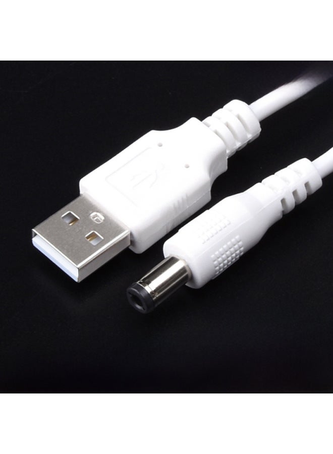 كابل شحن USB إلى تيار مستمر للمنتجات الإلكترونية 5521 خط تيار مستمر USB إلى 5.5 * 2.1 خط طاقة تيار مستمر - اللون: 5.5 * 2.1 كابل شحن - أسود مستقيم 1 متر - Image 2