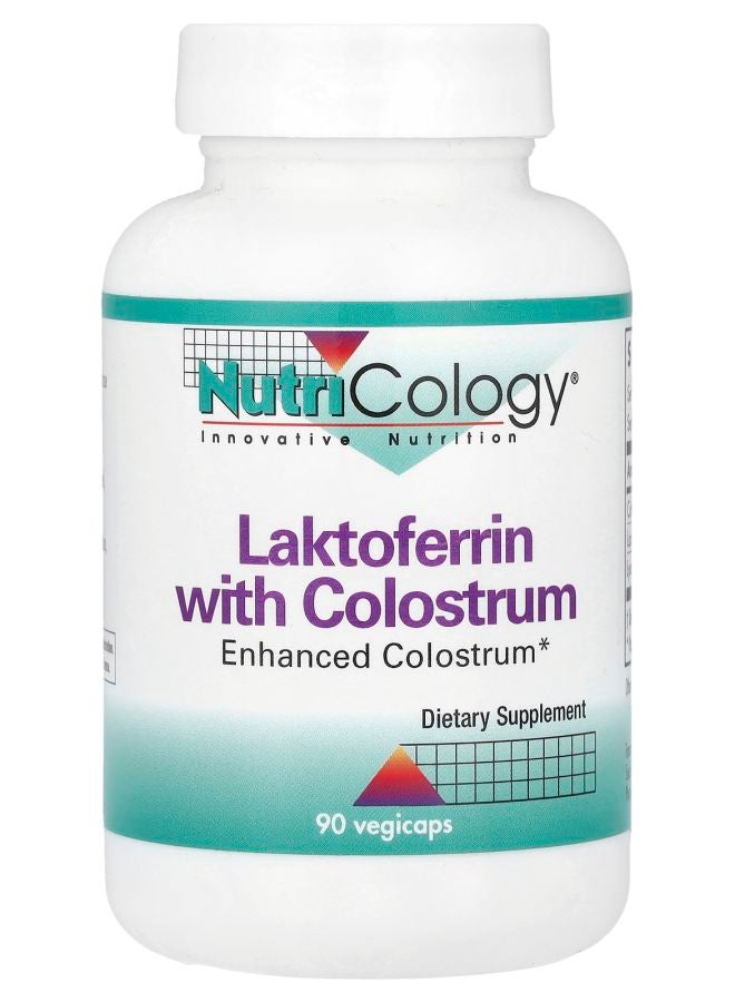 Nutricology Laktoferrin with Colostrum 90 Vegicaps