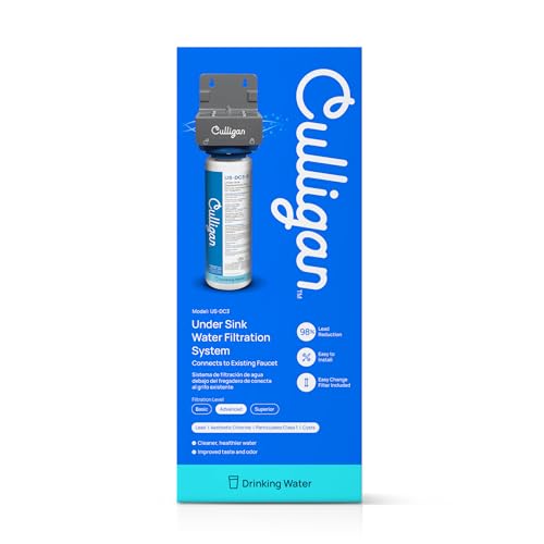 Culligan US-DC3 Under Sink Water Filter System, Direct Connect, Premium Lead Filtration, Removes 99% Lead, Chlorine, Taste & Odor, 4,750-Gal, 12-Month Cartridge, 1.5 GPM - Image 2