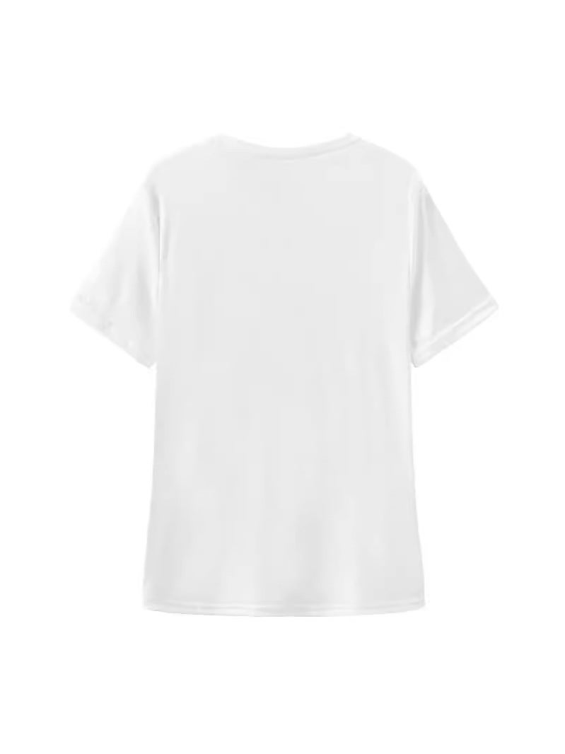 Women'S Casual Letters New York City New York Logo Printed Short-Sleeved T-Shirt Women - Image 5