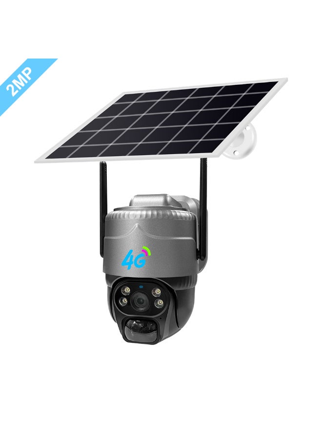 Generic Low Power 4G Solar Camera Dual Light Source, Built-in Lithium Battery, Intelligent PIR Human Body Sensing Recording - Image 2