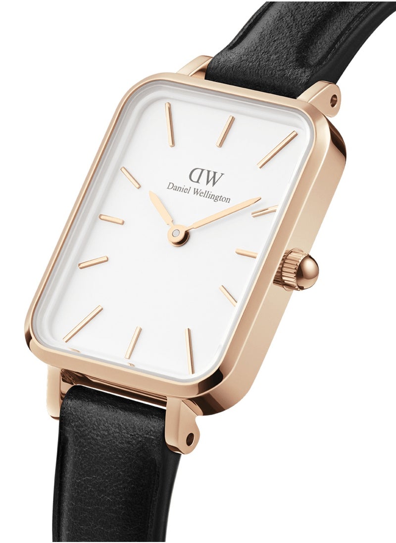 DW Women Watches Feminine Waterproof Sport Fashion Quartz white Watches Black strap20*26mm  - Image 3